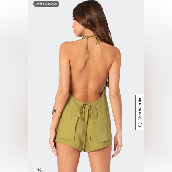 Edikted Olive Green Tank Top - Picture 3 of 7